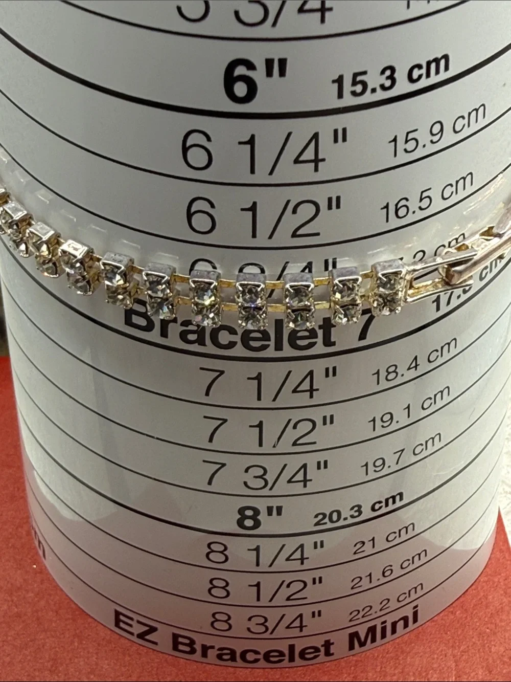 Vintage Gold-Tone Clear Crystal Double Row Tennis Bracelet prong set station